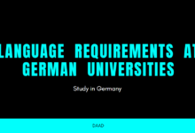 German or English Language requirements at German Universities