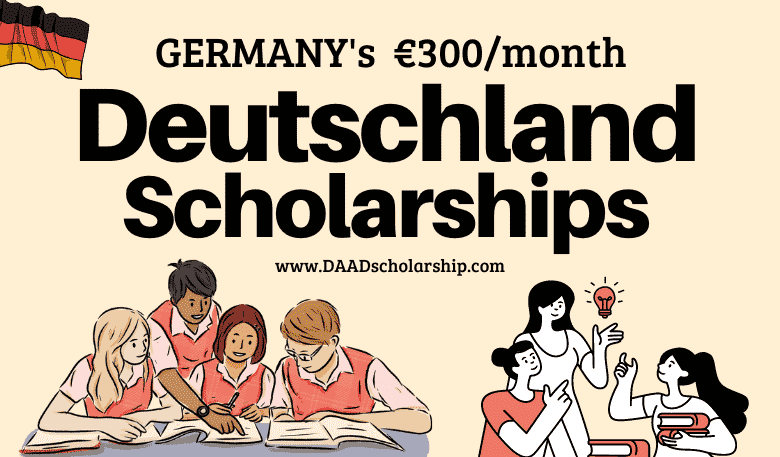 German Deutschland Stipendium Scholarship 2024 With €300month Stipend