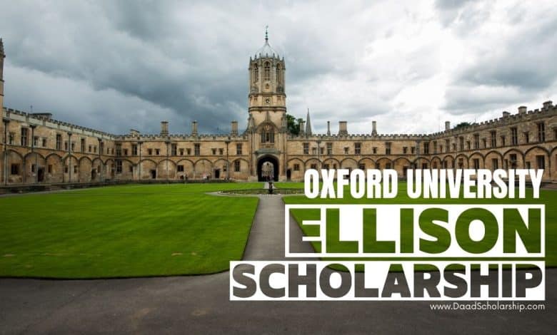 Ellison Scholarship 2024 at Oxford University